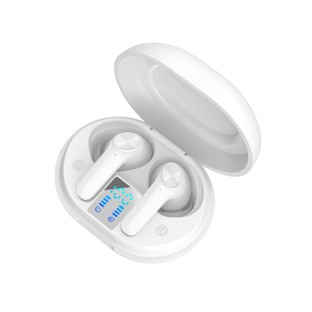 

ANC TWS Earbuds 2021 New Design BT 5.0 In Ear Wireless Headphone Earphones with LED Display