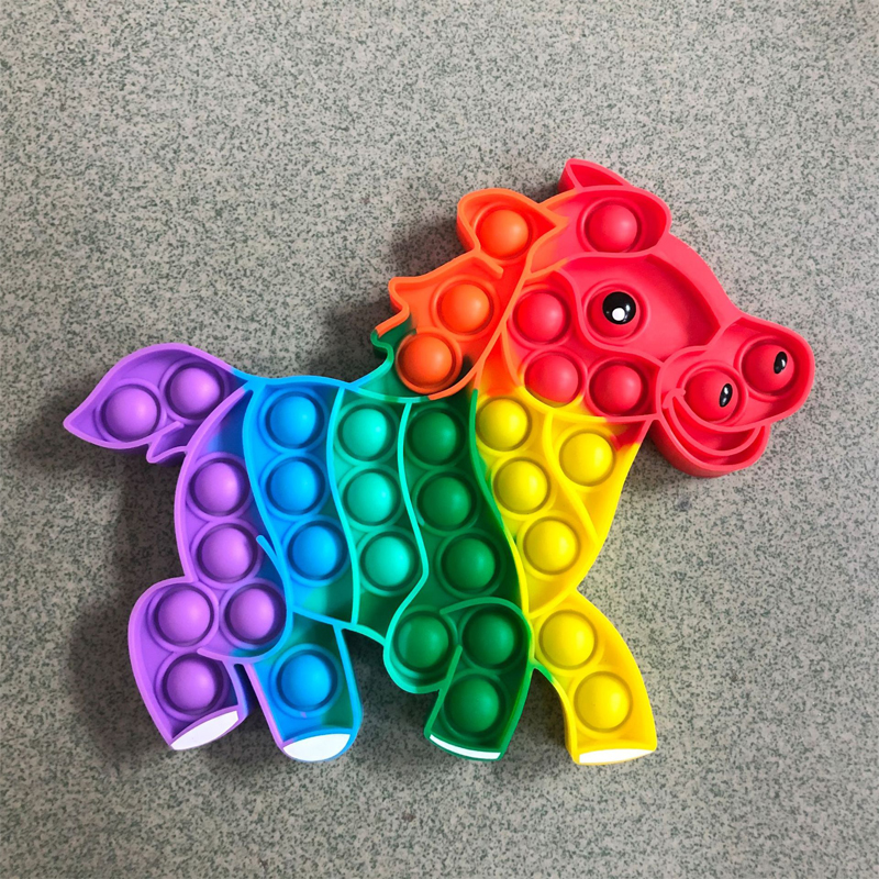 

Fidget Toys Push Bubble Sensory Toy for Autism ADHD ADD to Relieve Stress Horse Rainbow/Blue Whale Shapes Party Favors Birthday Gift Kids Travel Games