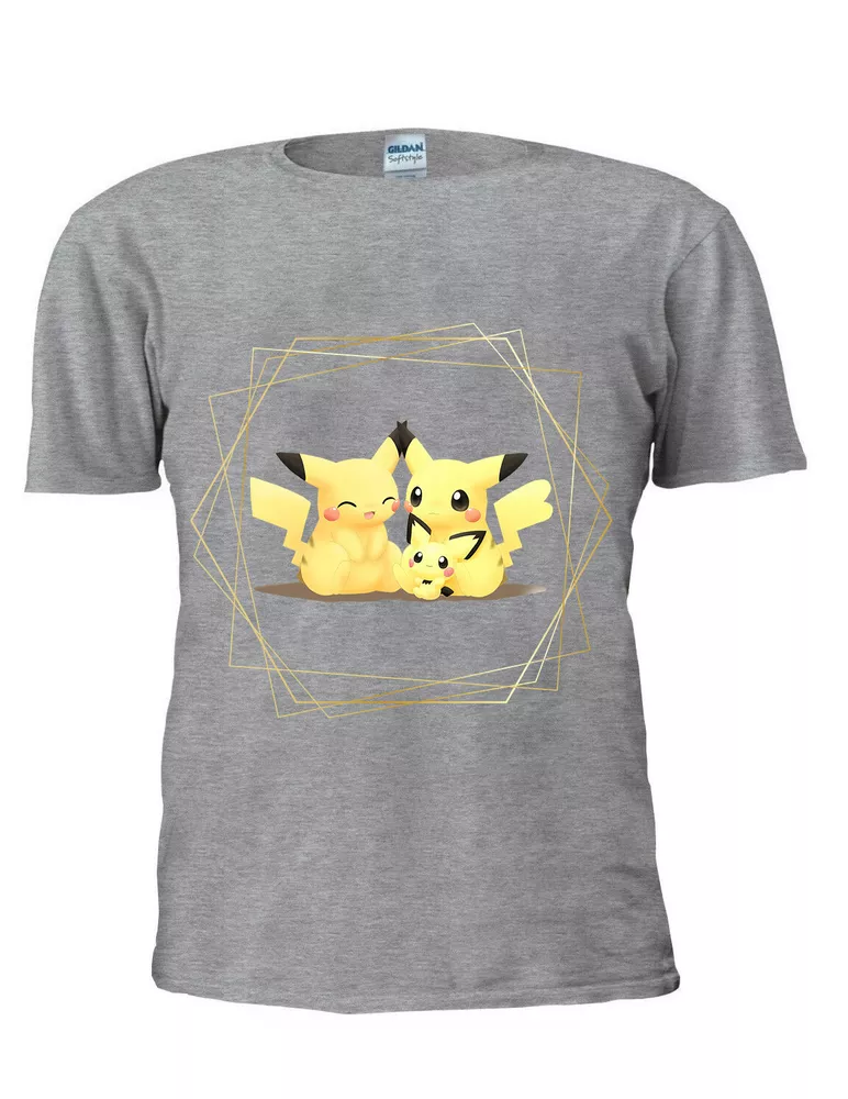 

pichu inspired t shirt men women trendy tshirt m381, White;black