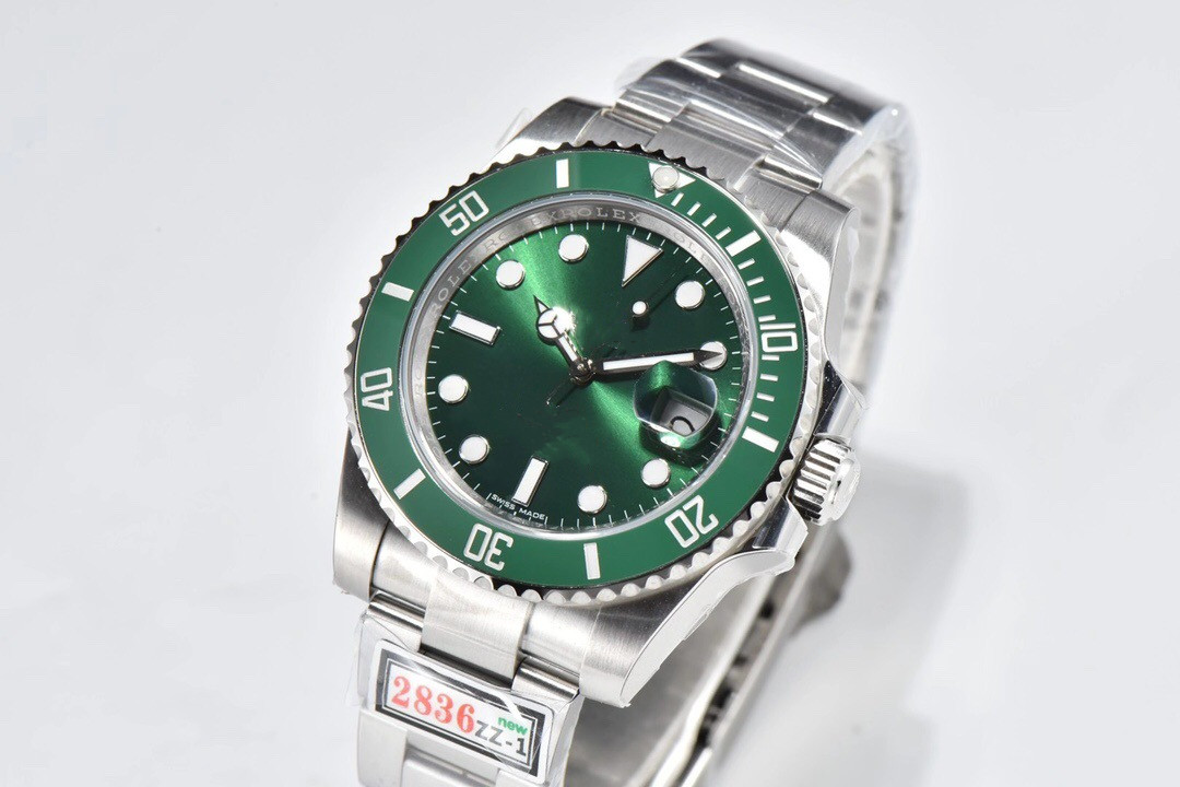 

ZZ factory men's watch diameter 40 mm V3 version equipped with 2836 movement 3135 ceramic disc sapphire crystal mirror 316 case waterproof function, As shown