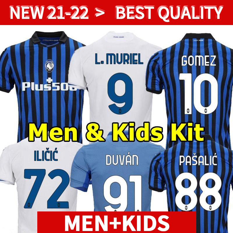 

20 21 Atalanta BC Soccer Jerseys MURIEL GOMEZ 2020 2021 DUVAN GOSENS Football Shirt ILICIC PASALIC MIRANCHUK LAMMERS Men Kids Kit uniform, 2020 3rd + patches - men