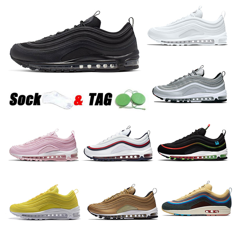 

97 running shoes Black Bullet 2021 Sean Wotherspoon 97s women Sports Shoes Jogging Walking sneakers mens running shoes Outdoor Chaussure