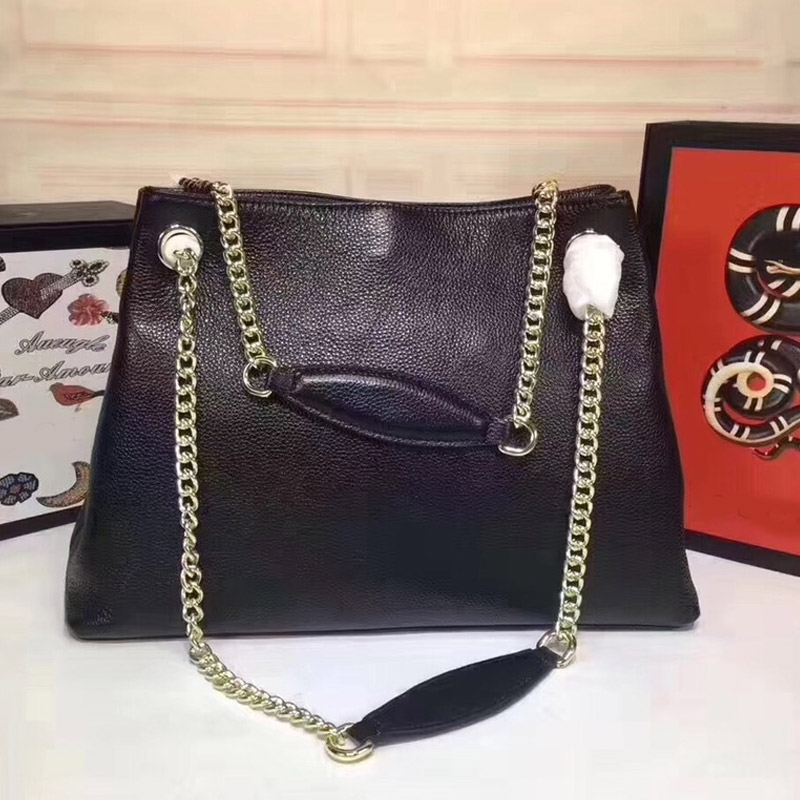 

Women Handbags Tote Bags Shopping Bag Plain Fashion Tassels Grain Genuine Leather Cowhide Gold Hardware Interior Zipper Chain Shoulder Purse, Red