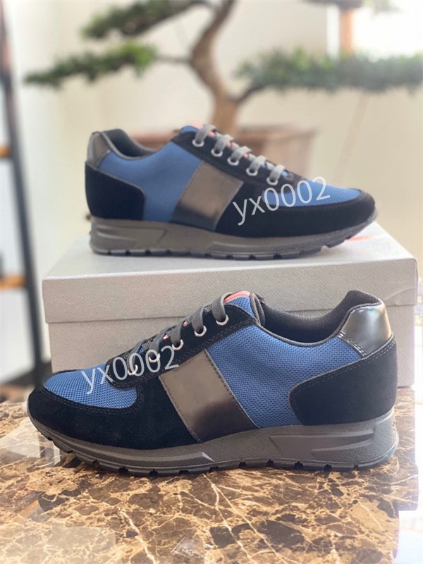 

luxury brand Designer shoes Sneakers Mens Sneaker Technical Canvas Leather Women Casual Shoe top Quality Luxurys Trainers size38-46, 02