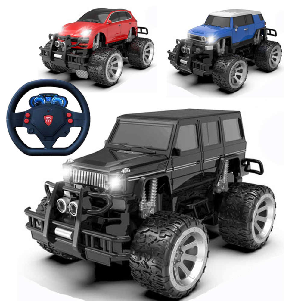 

Electric/RC Car Children's four-way electric wireless remote control off-road vehicle model boy rock climbing Bigfoot toy car