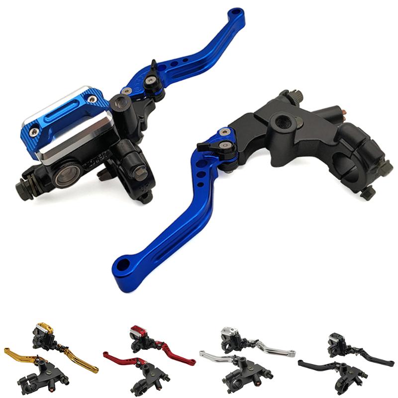 

Motorcycle Brakes Brake Clutch Master Cylinder Levers Set Reservoir CNC Adjustable 7/8" 22mm Racing Moto Accessories