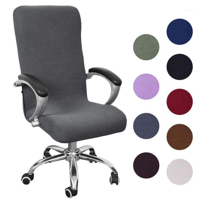 

S/M/L Stretch Office Computer Chair Cover Rotating Desk Seat Spandex Waterproof Elastic Slipcover Washable Removeable Covers