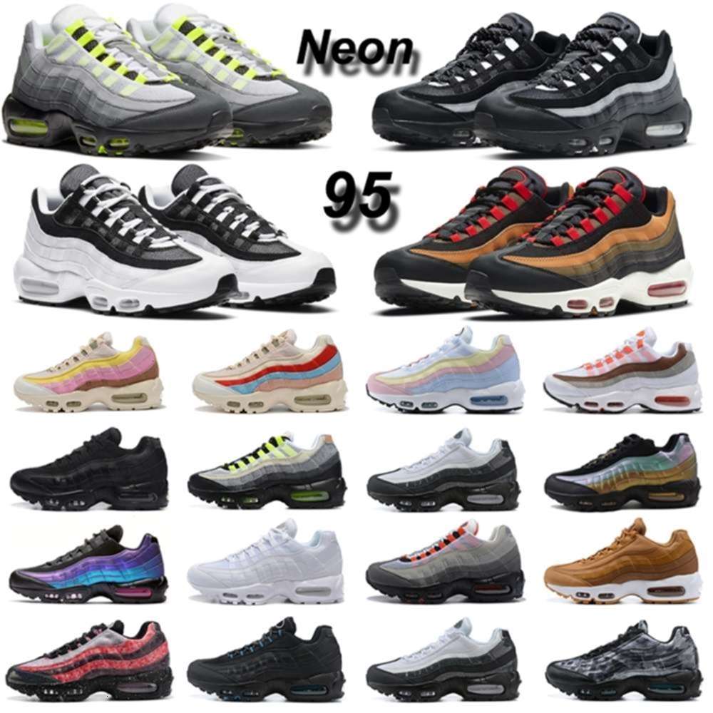 

2021 95 Neon men women running shoes max 95s triple black Laser Blue White Volt Cherry Blossom Dark Smoke Grey mens trainers sport geneva3, 40-46 item #7