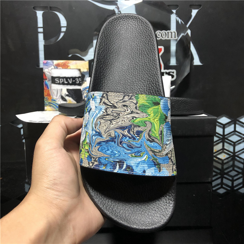 

Top Quality Mens Womens Rubber Slipper Designer Sandals Shoes Summer Beach Outdoor cool slippers Fashion Wide Lady Household Slide Flat Flip, Black