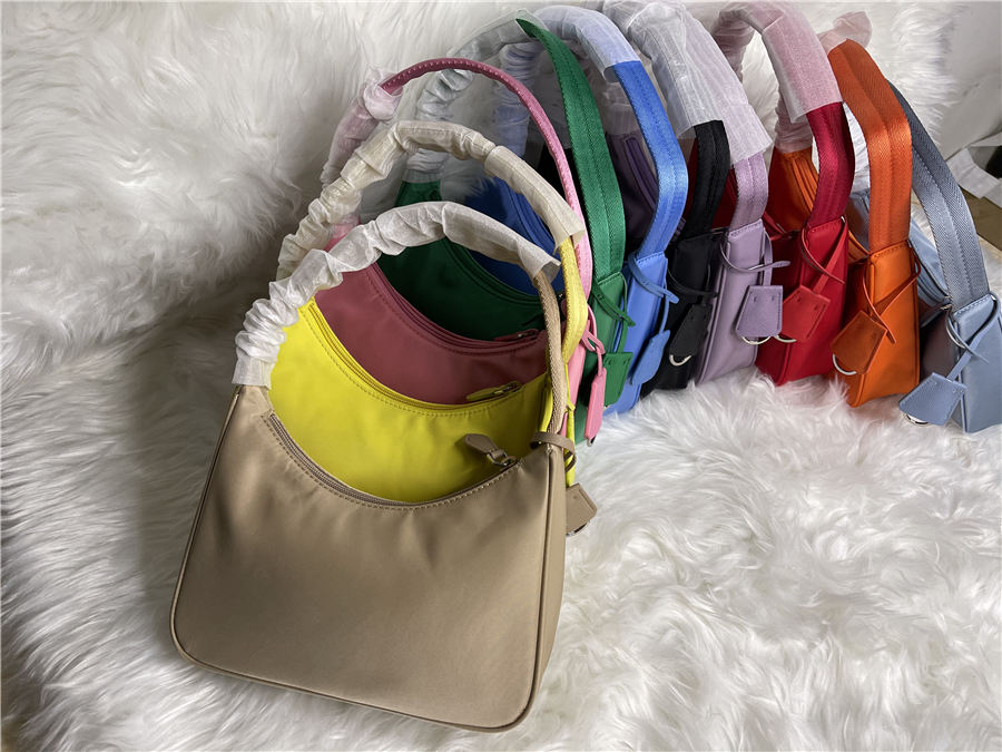 

2021 Top quality Re-edition Underarm bagNylon leather Shoulder bags Women's Crossbody messenger Handbag wholesale Free Delivery