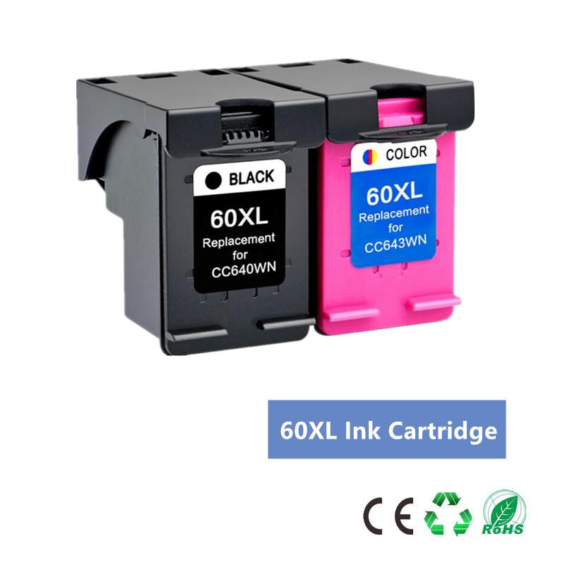 

Ink Cartridges Cartridge 60XL Compatible For 60 Xl F2480 F2420 F4480 F4580 F4280 D2660 D2530 D2560 PoSmart C4680 Printer