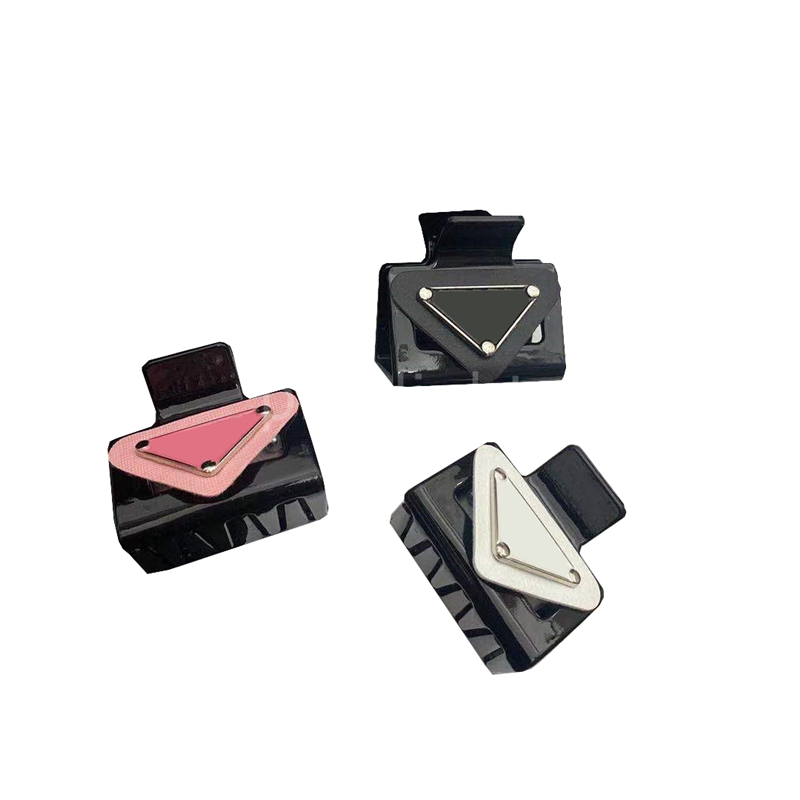 

Fashion Designers Hairs Clips Triangle Badge Luxury Barrettes Womens High Quality Hair Jewelry Party Exquisite Barrette