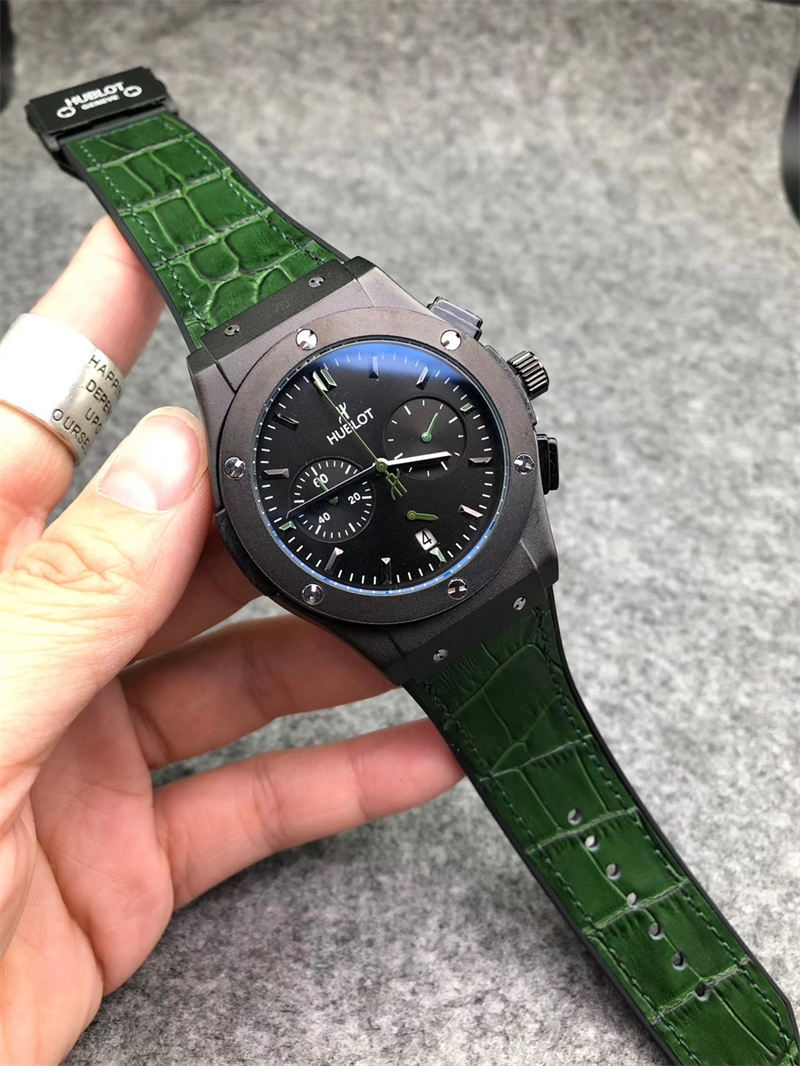 

All Subdials Working Chronograph Luxury Watch mens Watches Top Brand rubber Strap Quartz Wristwatch C for Men gift relojes, Colour 1