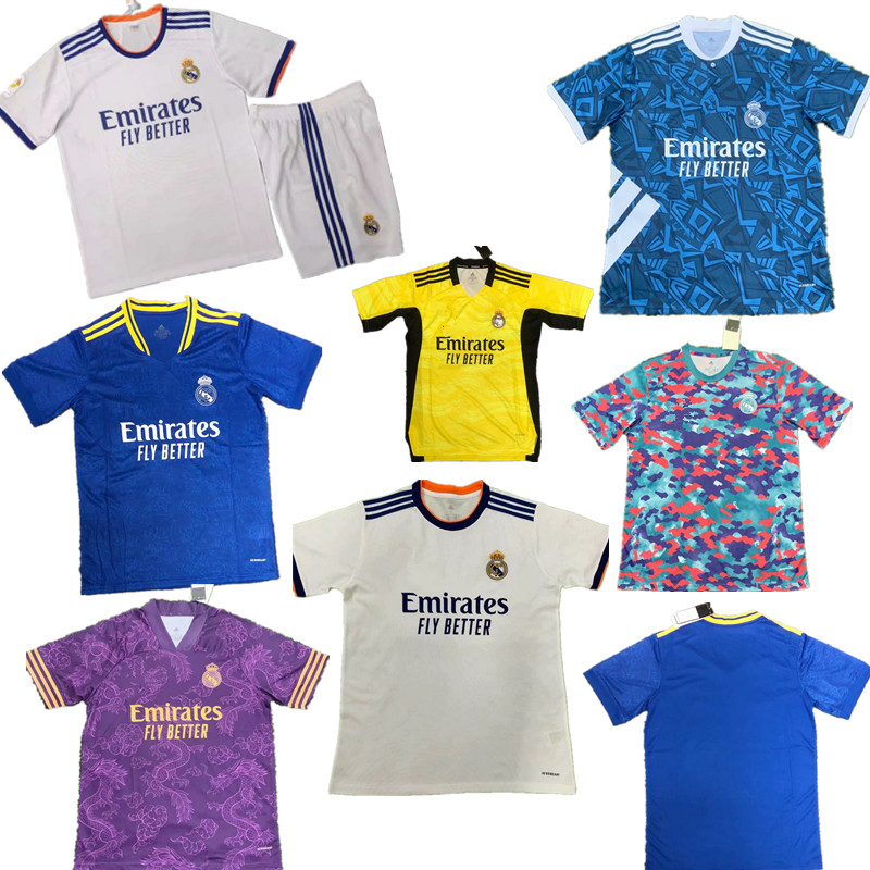 

Top jersey 2021 2022 camiseta real madrid soccer jerseys SERGIO RAMOS 21 22 HAZARD BENZEMA KROOS Football shirt ASENSIO VALVERDE MODRIC ISCO camesitas, 2122-blue-training