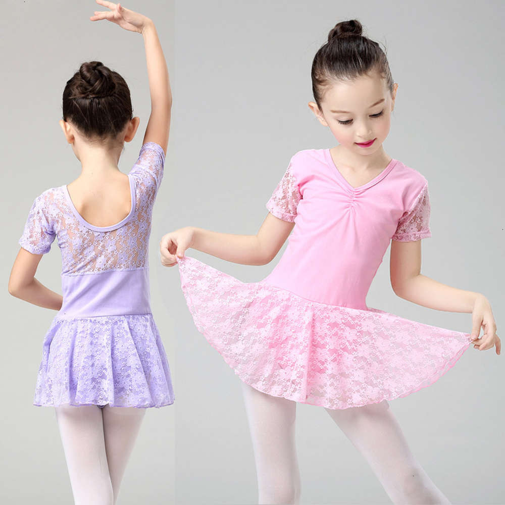 

Dancewear Physical shootingsuit girls Lace for ballet training and children, Blue