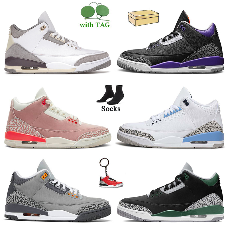 

Big Size EUR 47 Mens Basketball Shoes Jumpman 3 3s A Ma Maniere Pine Green Racer Blue Rust Pink Cool Grey Black Cement UNC Laser Orange Designer Trainers Sneakers, D48 cyber monday 40-47