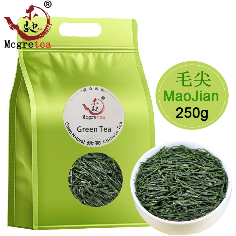 

Mcgretea 250g 2022 Xinyang Maojian Chinese green Tea Gift Packing High Quality Mao Jian Tea It tastes fresh, mellow and sweet