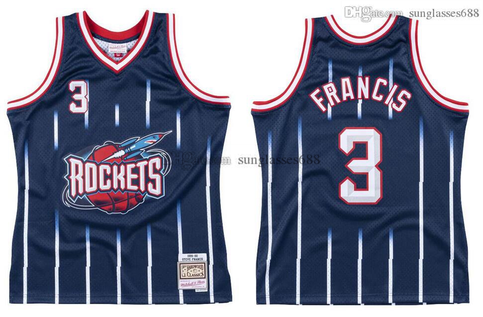 

Stitched Steve Francis Jersey S- Mitchell & Ness 1999-00 Mesh Hardwoods Classics retro basketball jerseys Men Women Youth