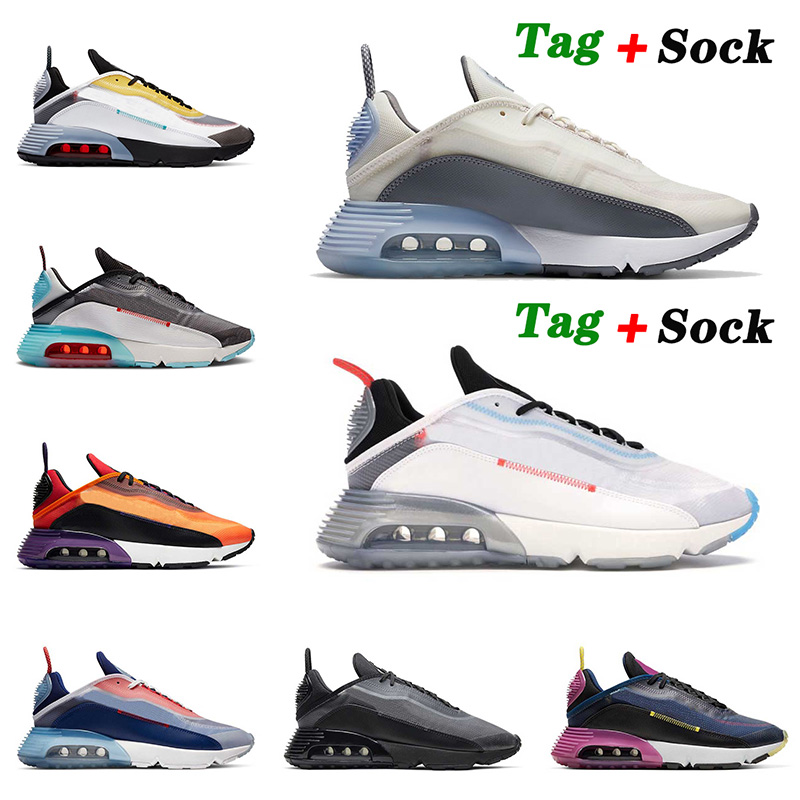 

2021 Newest Arrival 2090 Cushions Running Shoes Sail Pure Platinum Yellow Bleached Aqua Mens Women BE True Airmax Max Air Trainers S