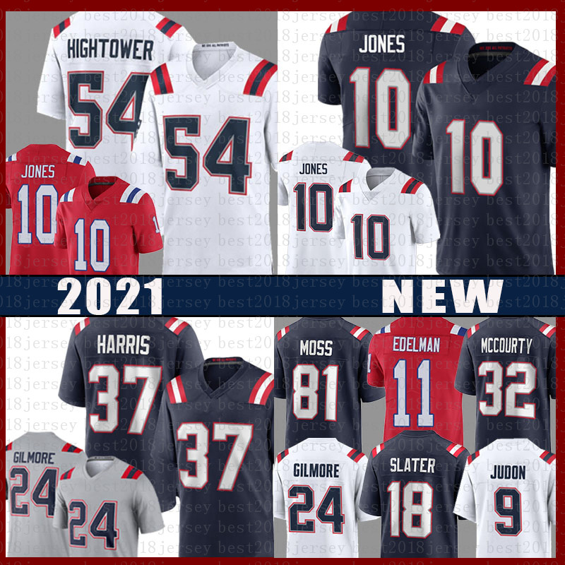 

Patriot 10 Mac Jones Jersey New Julian Edelman England Football Randy Moss Dont'a Hightower Matthew Judon Slater Damien Harris Stephon Gilmore Devin McCourty Meyers, Mens jersey(aiguozhe)