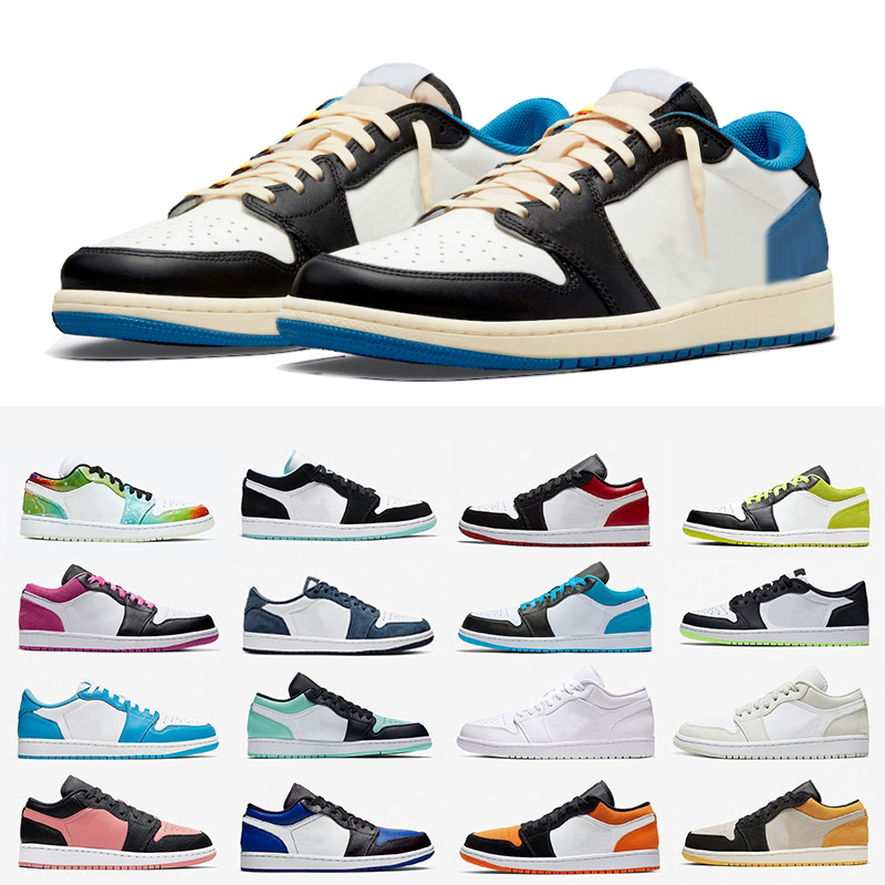 

Jumpman 1 low mens Basketball Shoes fashion University Panda Laser Blue Orange Gold Washed Chicago 1s Court Purple UNC Smoke Grey men women trainers sports sneakers, Pay for box