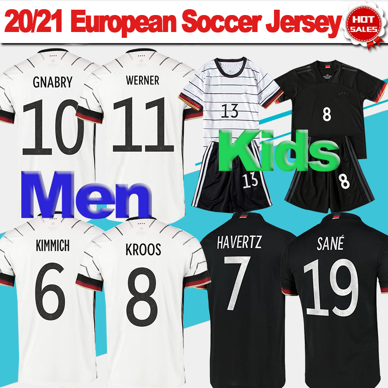 

Men #8 KROOS #7 HAVERTZ Home Soccer Jersey 21/22 Nation team Germany Soccer Shirt 2021 #11 WERNER #10 GNABRY Football Uniforms Kids kit