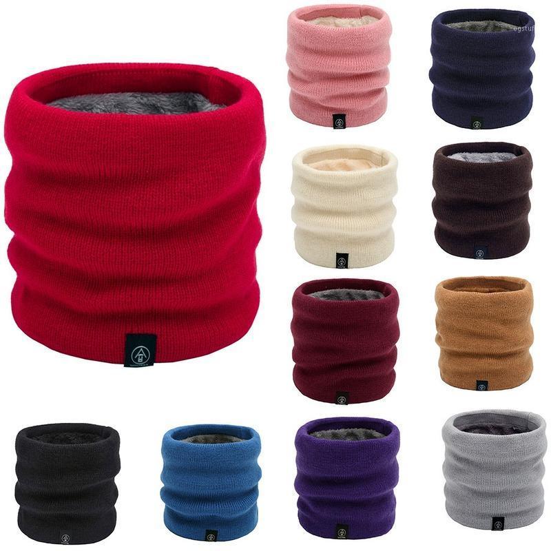 

Scarves Knit Scarf Men's Women's Winter Warm Thick Wool Children's Elastic Neck And Ring, Blue;gray