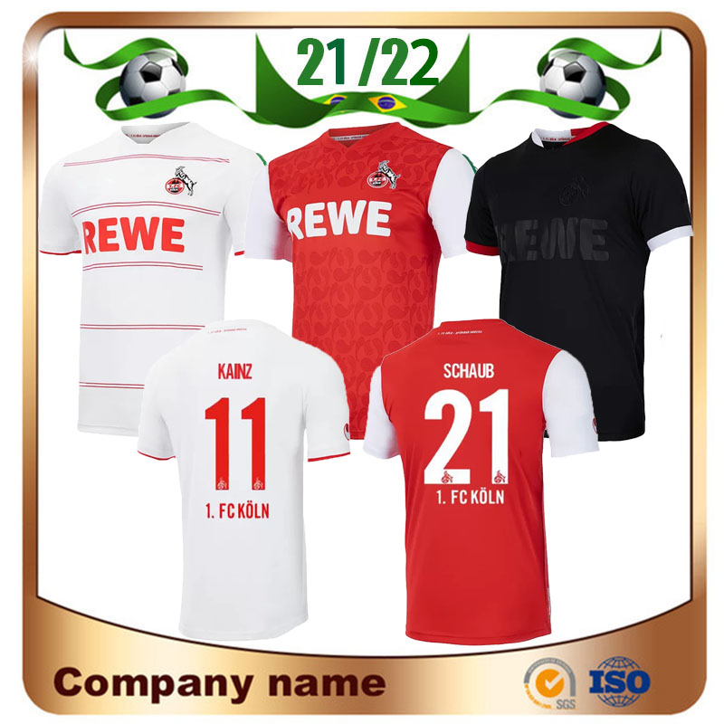 

21 22 Köln soccer Jerseys 2021 Home ANDERSSON KAINZ HECTOR KILIAN Maillots De Foot shirt SCHAUB MERE SKHIRI THIELMANN MODESTE Football uniform, 3rd