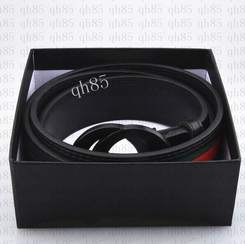 

2021 fashion big leather belt with box designer for men and women high quality men's buckle degrees rotation
