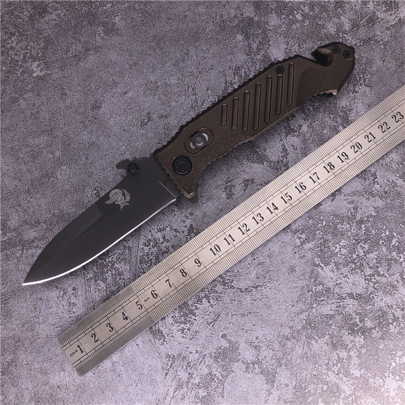 

Fox X10 Survival fast open folding knife 440C blade Aluminum handle with rope cutter glass breaker for outdoor camping hunting military EDC tools