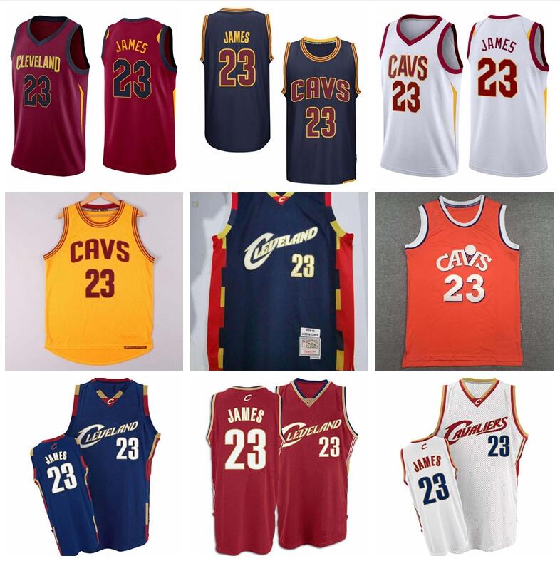 

basketball jersey Cleveland Cavaliers LeBron James swingmen jerseys, Black;red