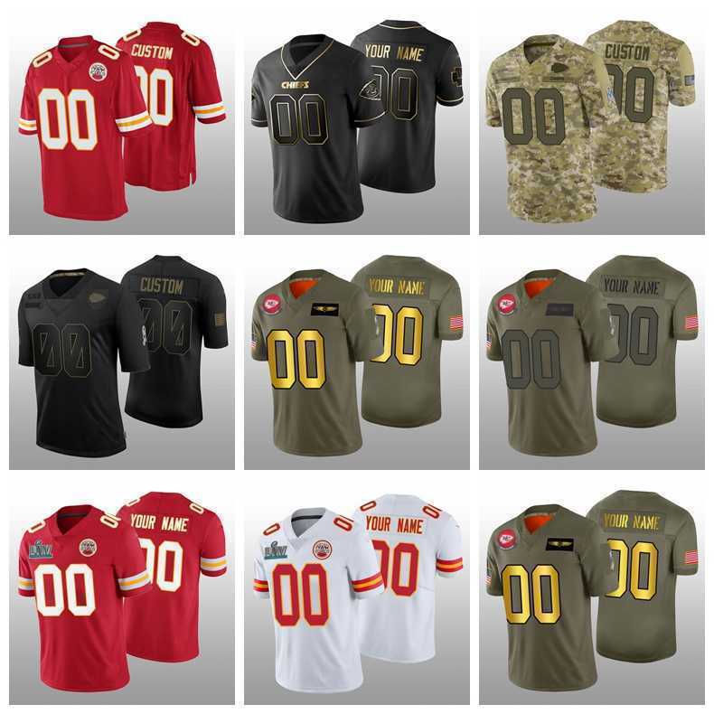 

KansasCityChiefsMEN Custom Red Vapor 100th Season Women Youth Red Color Rush Jersey S-6XL, Black;red