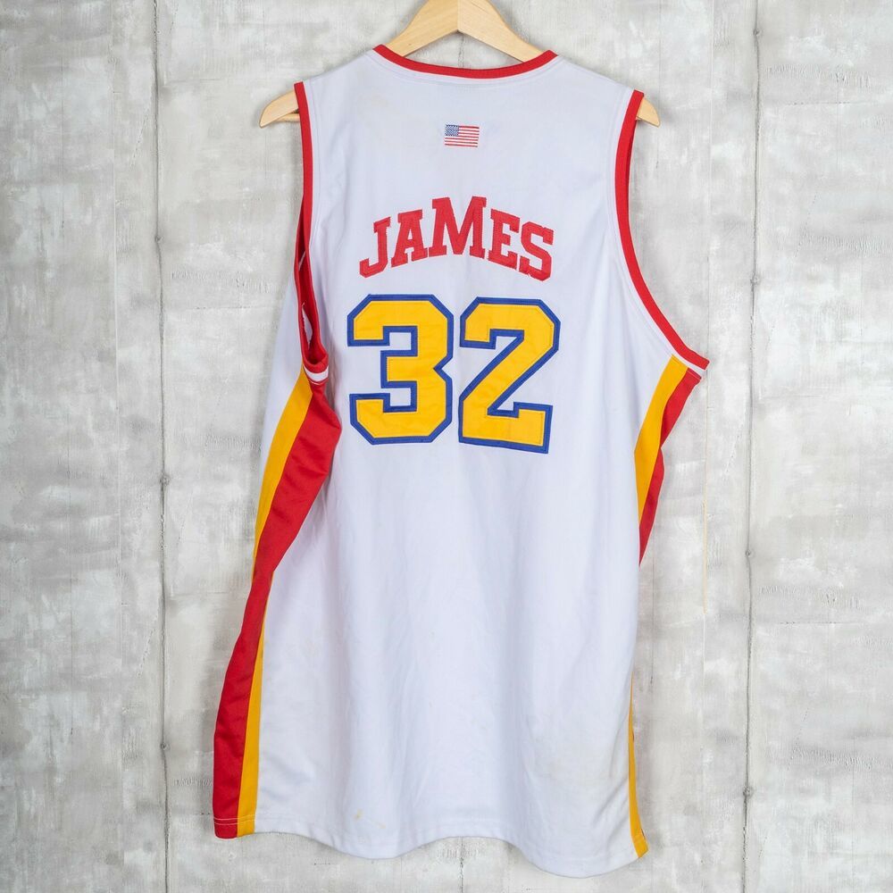 

Mens LeBron James #32 McDonalds All American Jersey Men Women Youth Basketball Jerseys XS-6XL, Black