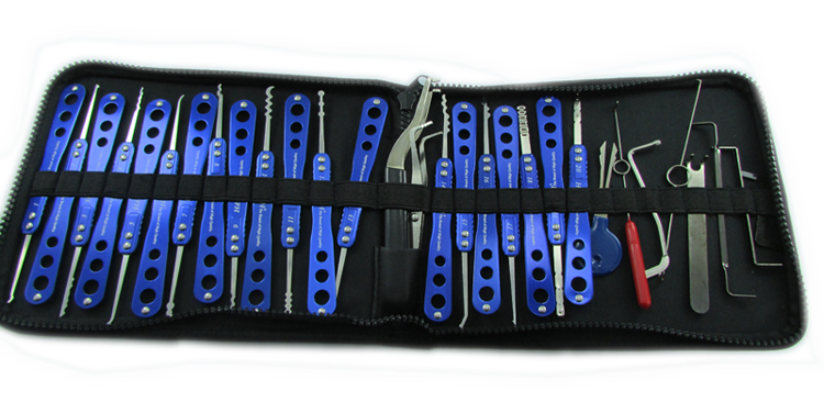 

H&H 30-in-1 Locksmith Supplies Lock Pick Set, Premium Lock Picking Kits , the Brand of High Quality, Free Int'l Delivery