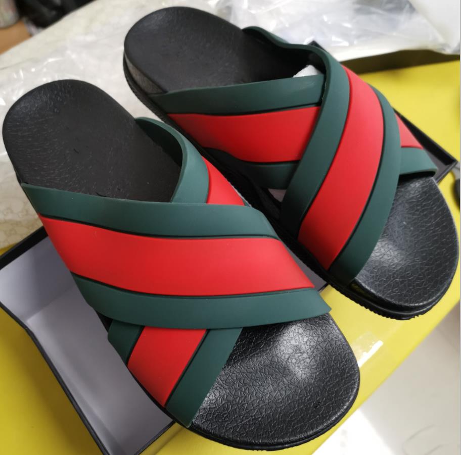 

Men Web Rubber Slippers Summer Beach Male Strap Casual Bow Soft Sole Flat Slide Sandals, Black