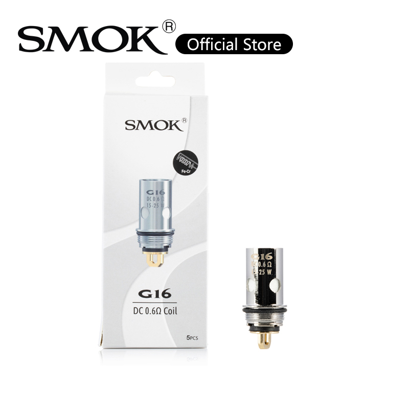 

SMOK G16 DC Coils 0.6ohm Replacement Coil Head For Gram 25 Kit 100% Original