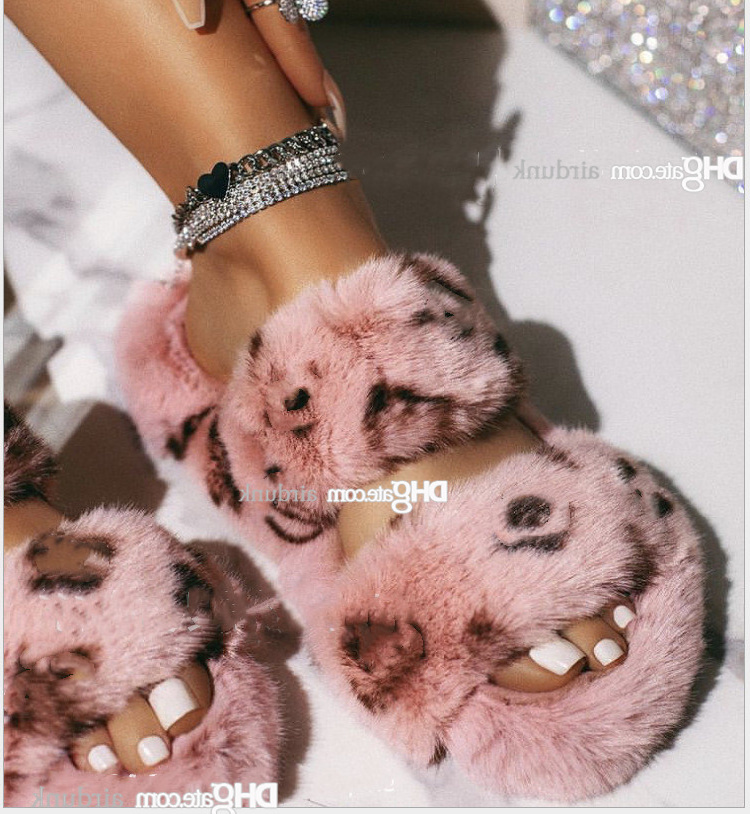 

Winter Indoor Fur Slippers House Full Furry Soft Fluffy Plush Platform Flats Heel Non Slip Luxury Designer Shoes Casual Ladies Eur 36-43, I need look other product