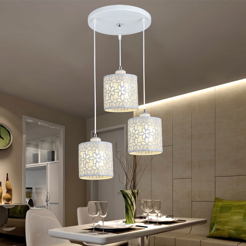 

Modern Nordic Pendant Lamps Fixtures iron Hollow Out Chandelier Pendant Lamp Home Decoration for Dining Room Bedroom Shop Bar
