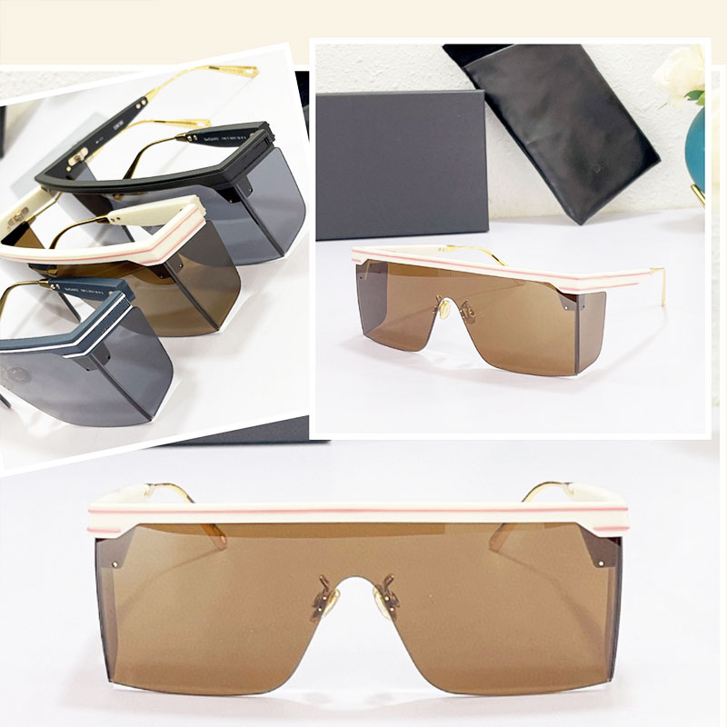 

Sunglasses Club M1U latest fashion glasses half-frame one-piece classic high-quality UV400 protective side-eye sunglassess for men and women with original box