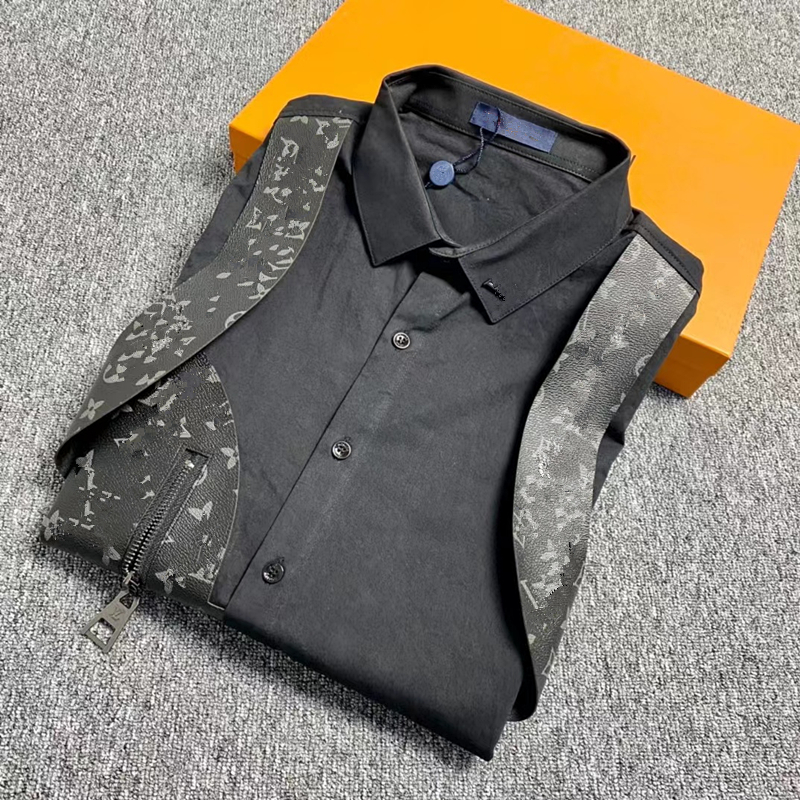 

22SS new Designers Mens Dress Shirts Business Fashion Casual Shirt Brands Men Shirts Spring Slim Fit Shirts chemises de marque pour hommes, 11