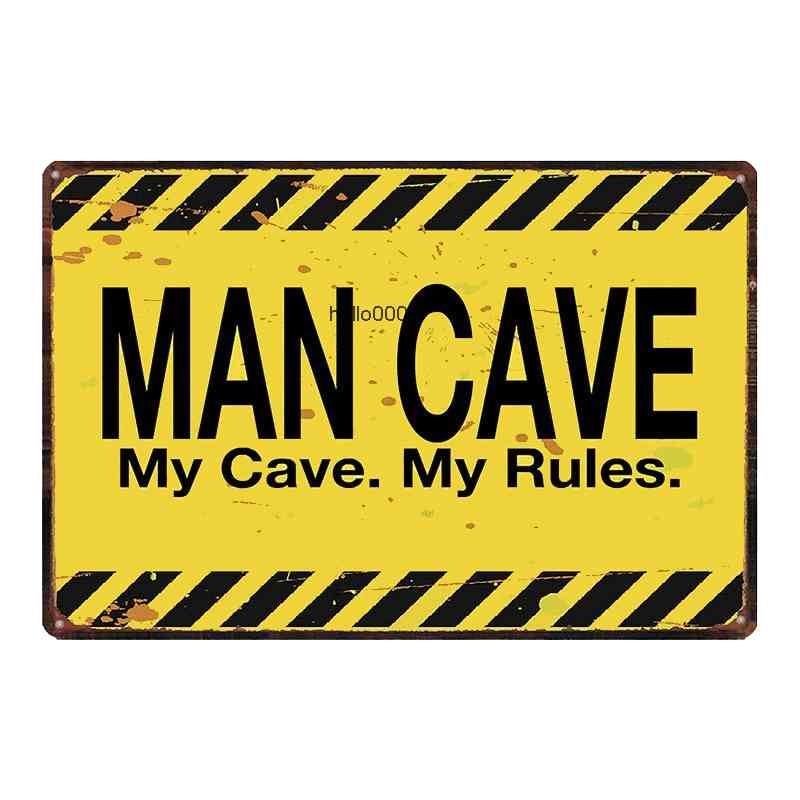 

My Rues Vintage Signs Home Pub Cub Outdoor Wa Decor Bears Meta Pate Man Cave Room Decoration for Men N396b