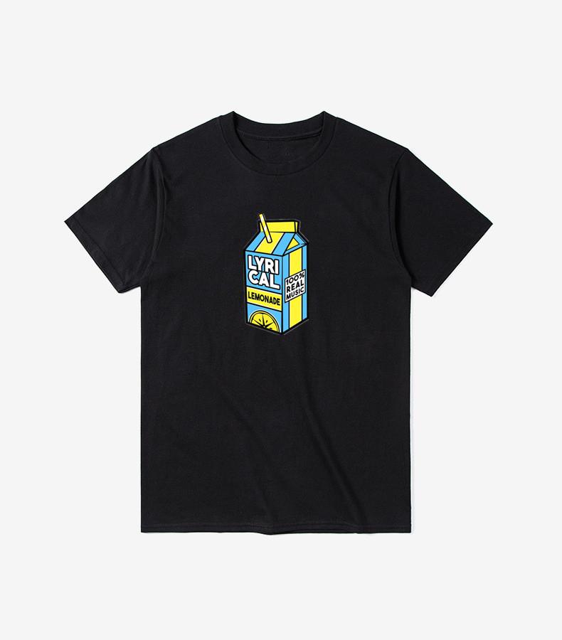 

Lyrical Lemonade Solid Color Men Women T Shirts Cotton Print Short Sleeve Harajuku Tees Fashion Streetwear Oversized Tops, Purple