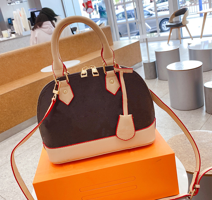 

Women's Evening Shoulder Bags Fashion Women Shell Bag Genuine Leather Totes Retro Handbags Ladies Cross Body Messenger