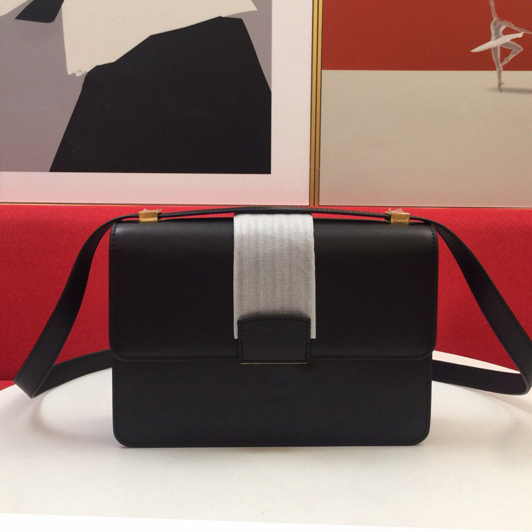

Women Shoulder Bags Black Crossbody Bag top leather material handbag high quality British and American style female messenger design