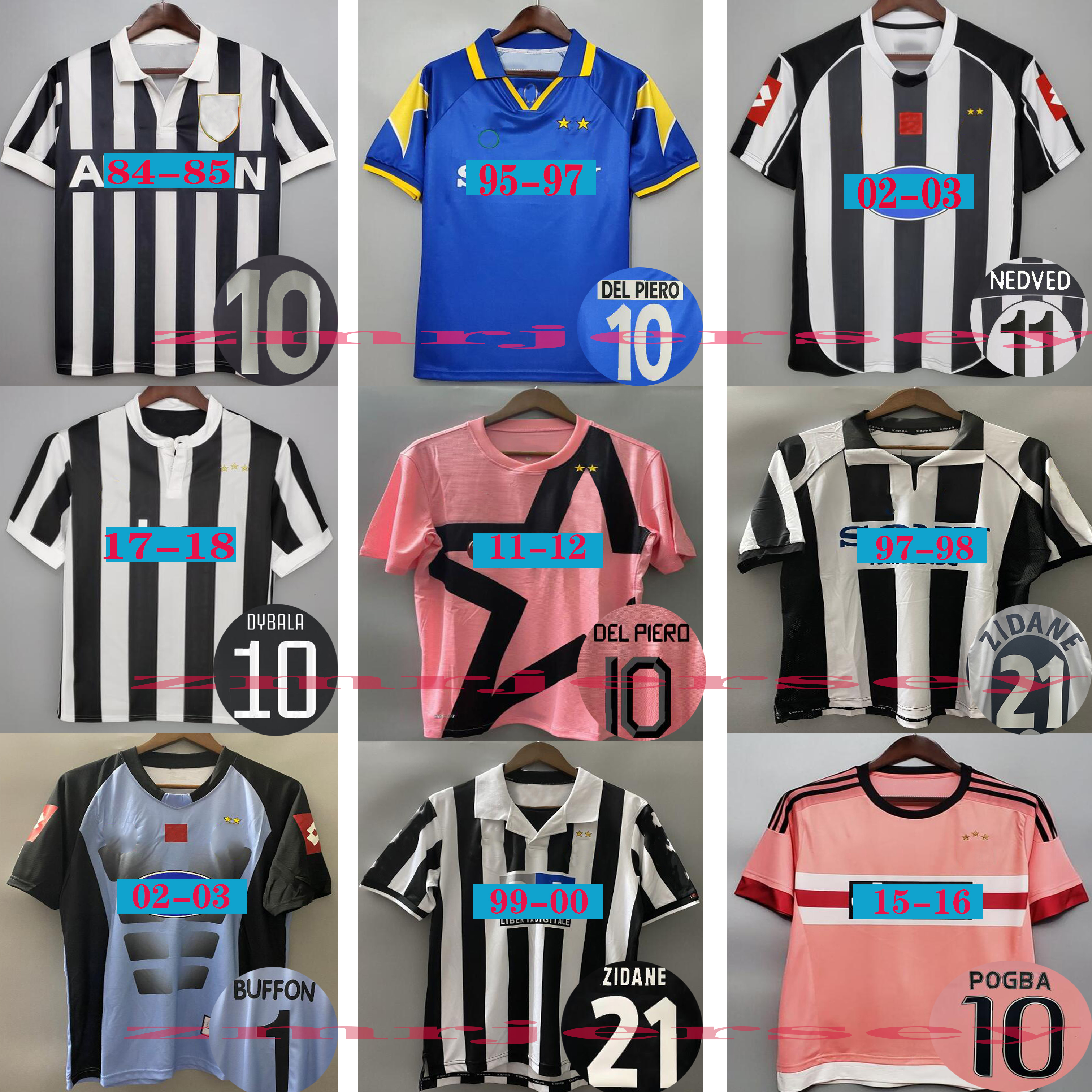 

retro DEL PIERO NEDVED soccer jersey 84 85 95 97 98 99 00 02 03 04 05 11 12 15 16 MARCHISIO POGBA INZAGHI DAVIDS IBRAHIMOVIC ZIDANE BUFFON c, Black;yellow