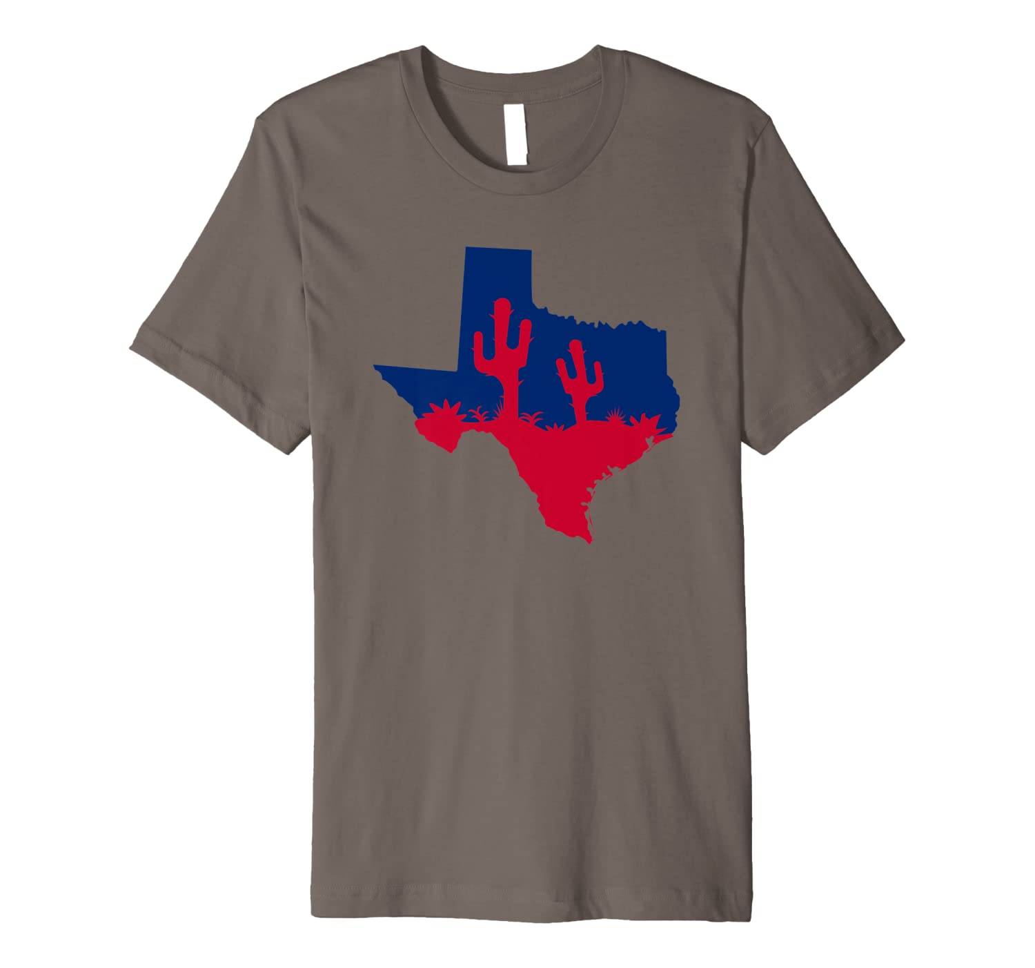 Love Texas Cactus TX Home The Lone Star State Souvenir Gift Premium T-Shirt-image-699226516