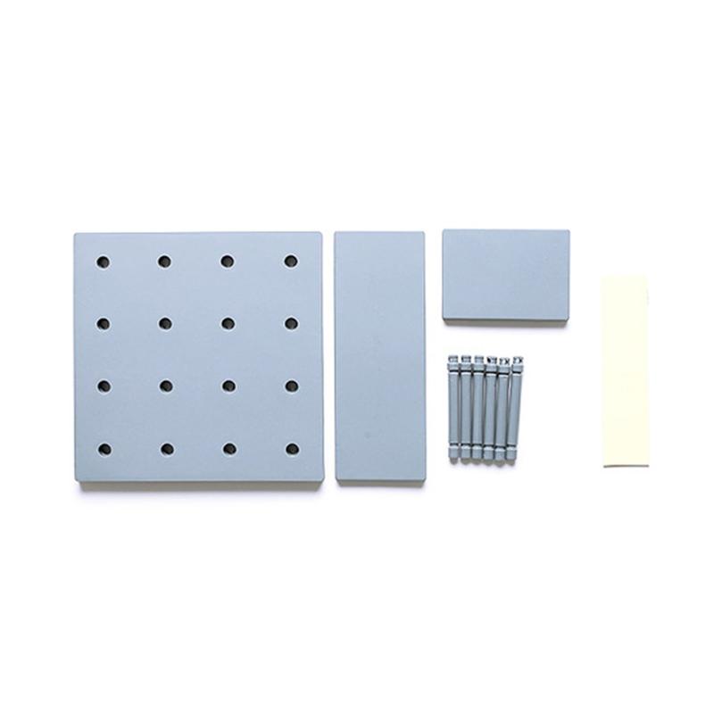 

Hooks & Rails Pegboard Plastic Hole Board Holder Display Wall Decor Organizer Storage