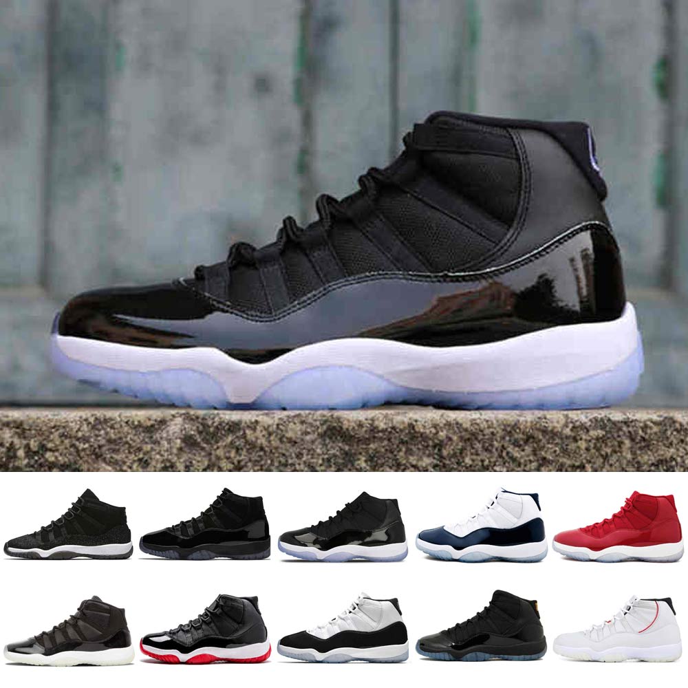 

25th Anniversary mens woman basketball shoes jumpman 11 low white bred 11s Concord 45 23 Space Jam Sports snake rose gold men women sneakers boys girls shoe Trainers, Georgetown