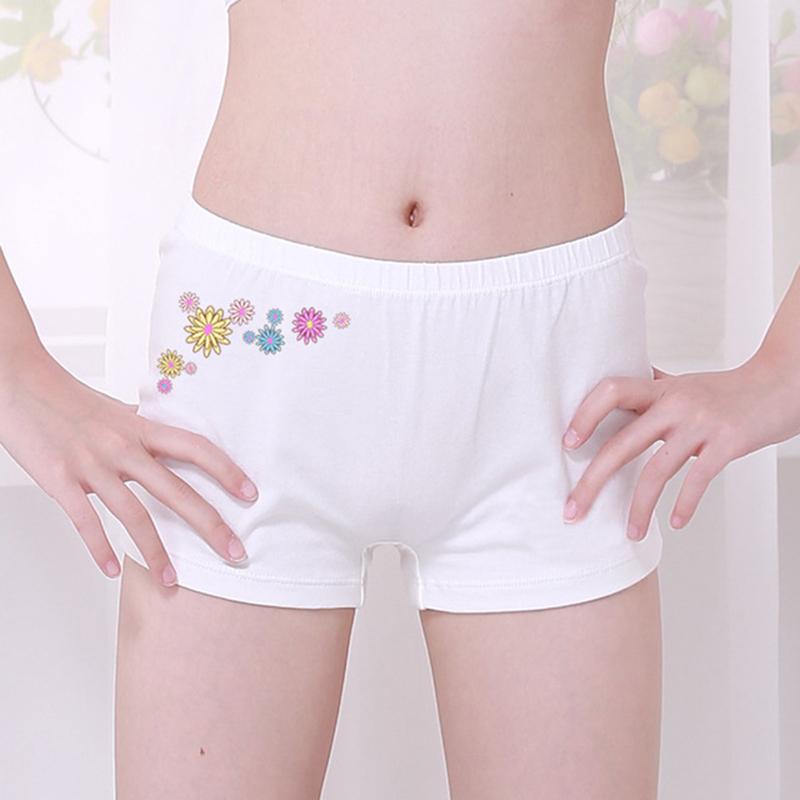 

Panties 12 Years Girl Boxers Teen Girls Underwear Bottoms Pant Short Beach Pants For Children Safety Shorts White, As pic