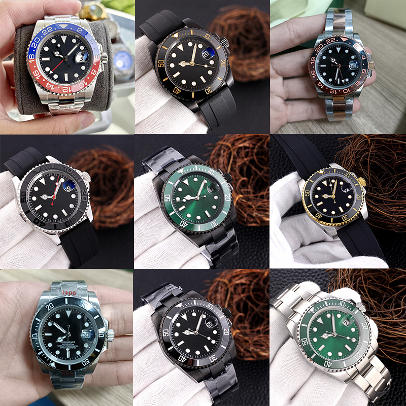 

Hjd Luxurious R Green O Steel L Automatic Mechanical E Watches X for Men 116610 Watch Ceramic Bezel Black Date Stainless Wristwatches 8215 Movement rolx All styles, Don't buy